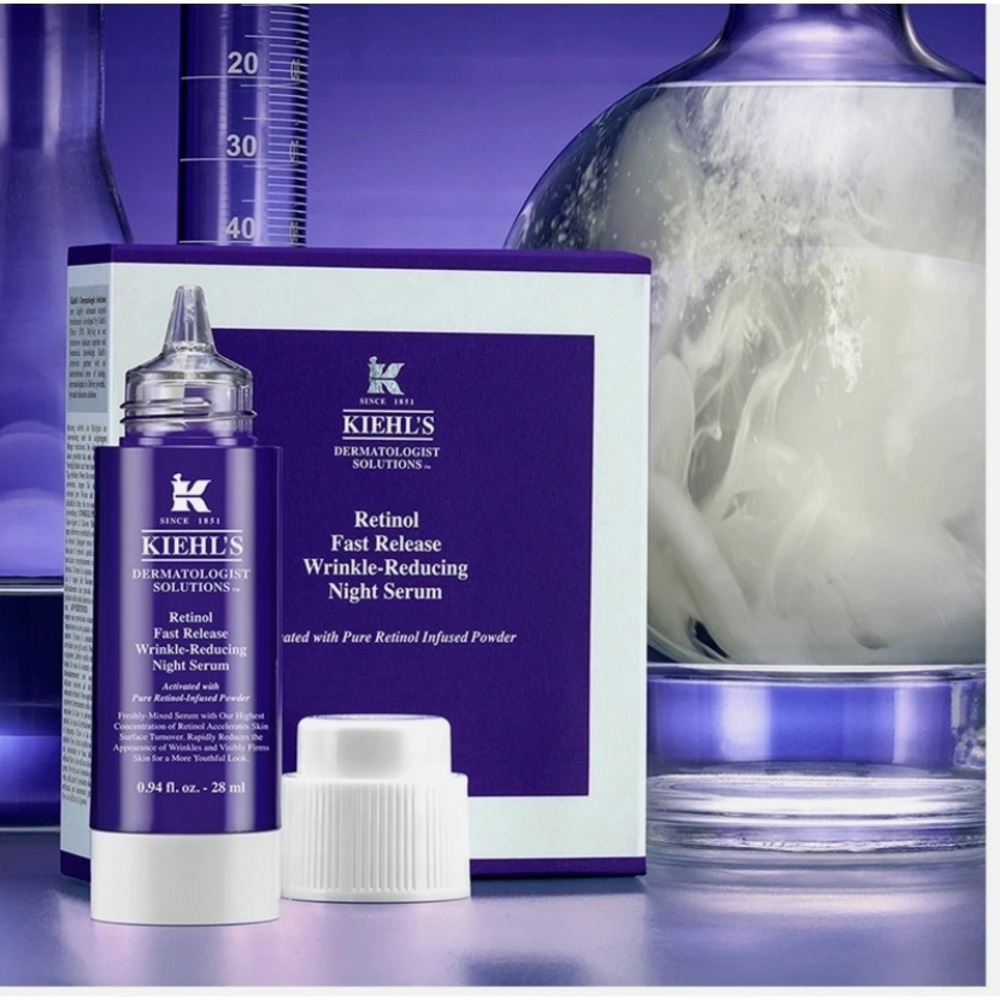 KIEHL'S Fast Release Wrinkle Reducing Retinol Night‎ Serum 0.3% 28ml/0.94oz NIB